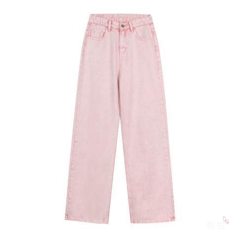 Phụ Kiện Chuyên Dụng Dành Cho Pala Pala✨ Quần Jeans Nữ Lưng Cao Ống Rộng Thời Trang