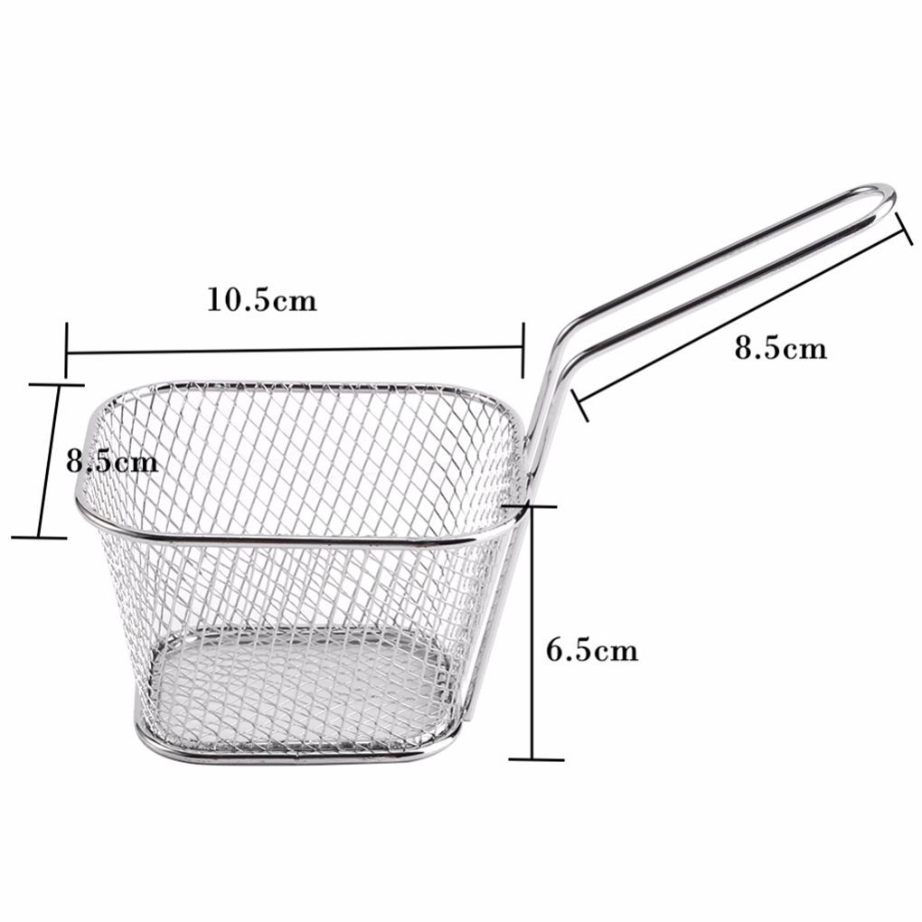 Rổ Chiên Khoai Tây Chiên Bằng Thép Không Gỉ