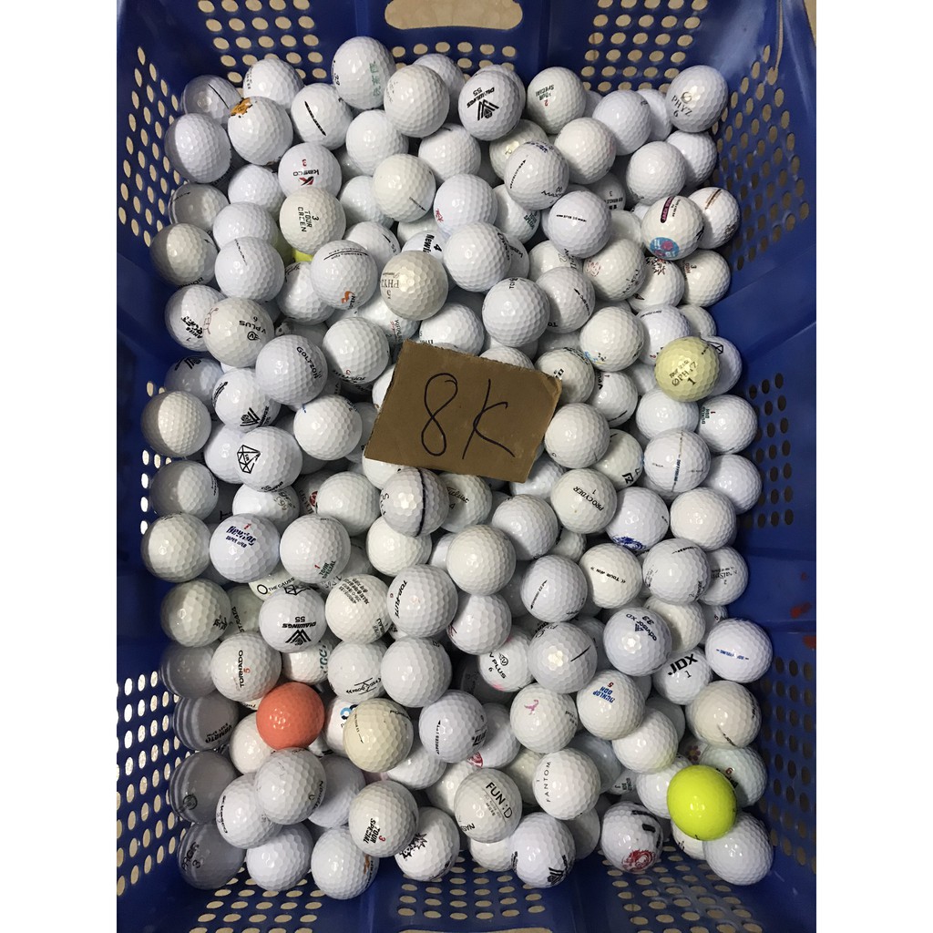 COMBO 10 BÓNG GOLF CŨ ĐỘ MỚI 80-90% CHỈ 8.000Đ/QUẢ