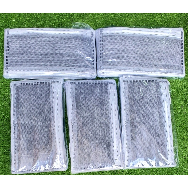 ✅ Hộp 50 cái khẩu trang y tế Famapro Extra kháng khuẩn chính hãng Nam Anh Màu Xám