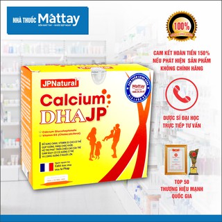 Calcium dhajp - hộp 20 ống - bổ sung canxi cho bé, giúp bé phát triển chiều cao ❤️