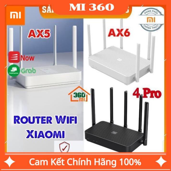 Router Wifi 6 Redmi AX5/AX6/ROUTER XIAOMI 4 Pro Chính Hãng