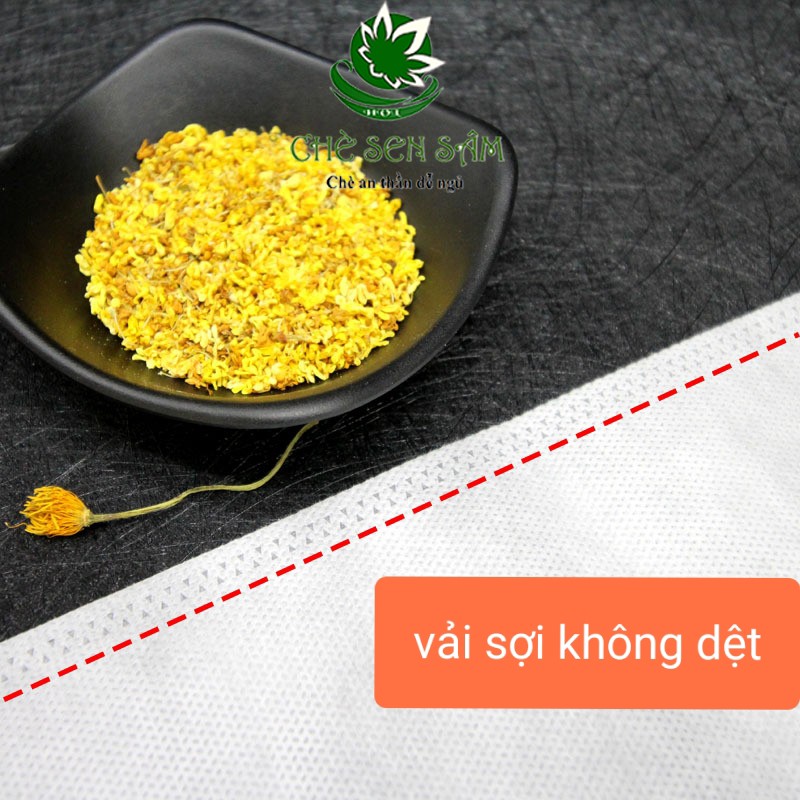 Túi lọc trà, thảo dược 7x9CM bằng vải không dệt, Có Dây Buộc 100túi/sp - HVL TEA