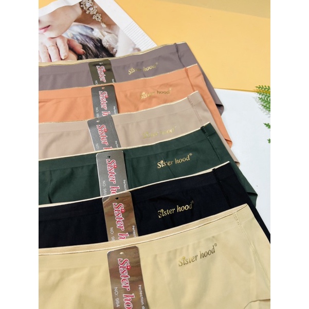 Quần lót nữ thái lan Siterhood 984 – Chất su đúc mát lạnh, không đường may, không viền hông