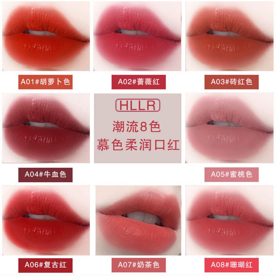 [Hàng mới về] Son thỏi Hllr màu lì lâu trôi chất lượng cao