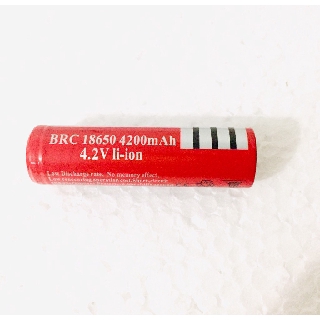 Pin sạc 18650 4.2v 4200mah dung lượng cao dùng cho đèn pin, quạt mini,..-msclv