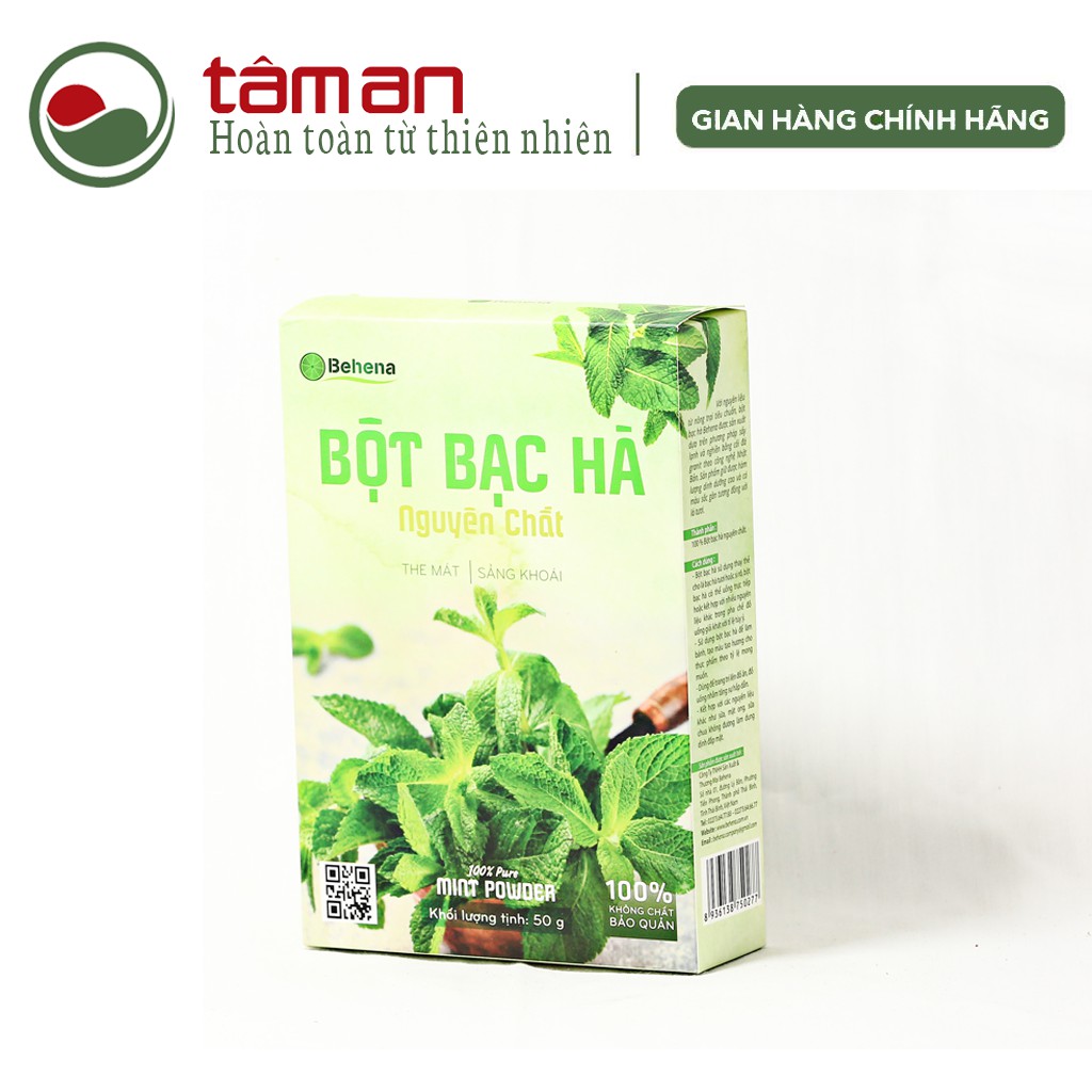 Bột bạc hà nguyên chất - The mát, làm đẹp da