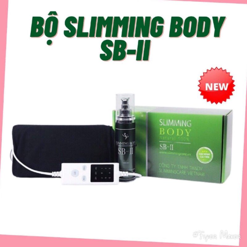 bộ ủ nóng thải mỡ slimming body sb2 phiên bản cải tiến