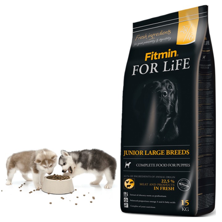 Fitmin Dog For Life Junior Large Breeds - Thức Ăn Hoàn Chỉnh Cho Chó Con Của Các Giống Chó Khổng Lồ Từ 5 - 18 Tháng