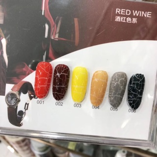 Sơn nứt gel bobo 6 màu lẻ chai