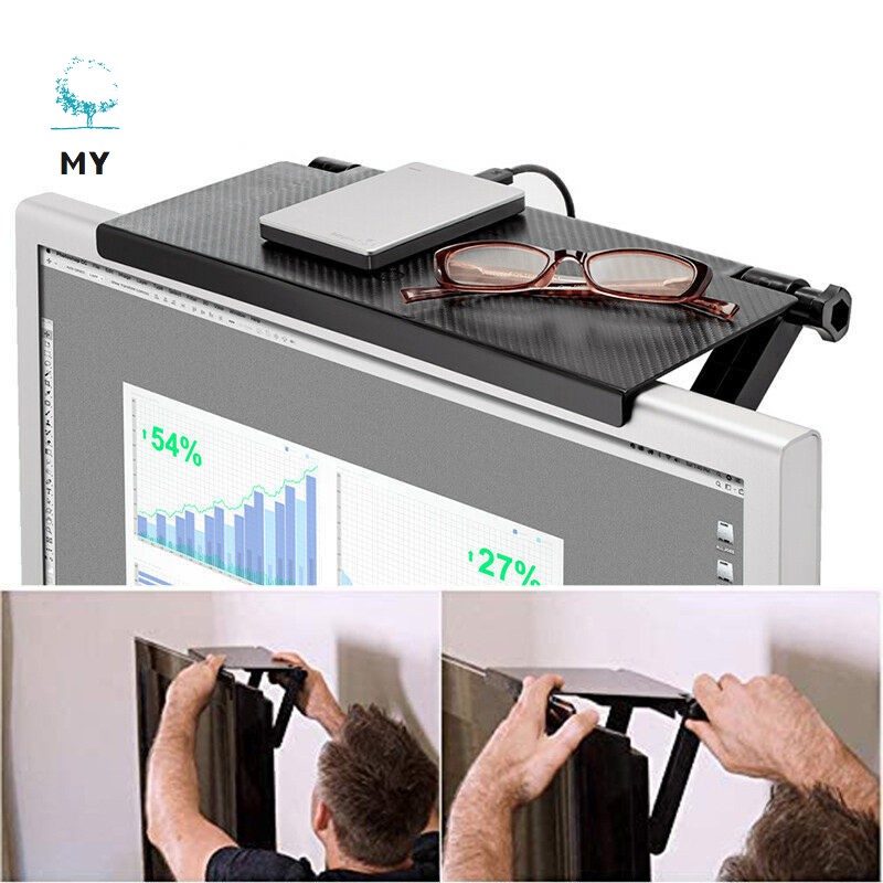 Giá để đồ gắn đầu TV màn hình phẳng chất liệu bền tiện dụng