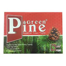 Giấy in A4 GREENPINE ĐL 70GSM giá rẻ nhất shope