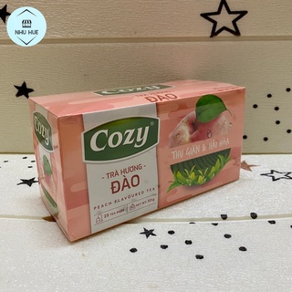Trà túi lọc Cozy vị Đào (hộp 25 gói x 2g)