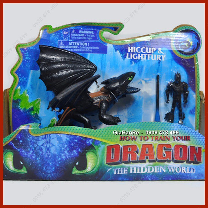 Mô Hình Bí Kíp Luyện Rồng Hiccup Và Rồng Toothless - 7858.1b
