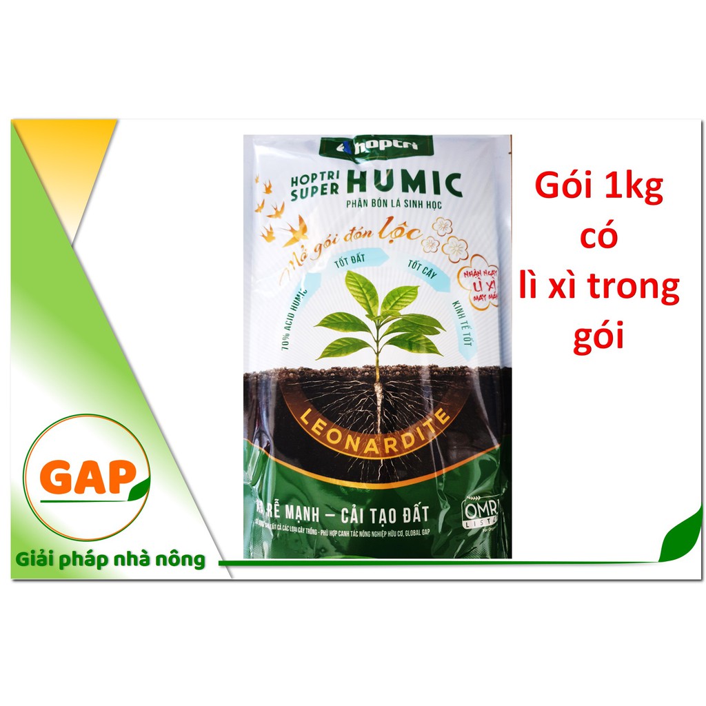 Hợp Trí Super Humic Phân bón lá hữu cơ sinh học dạng hạt cao cấp