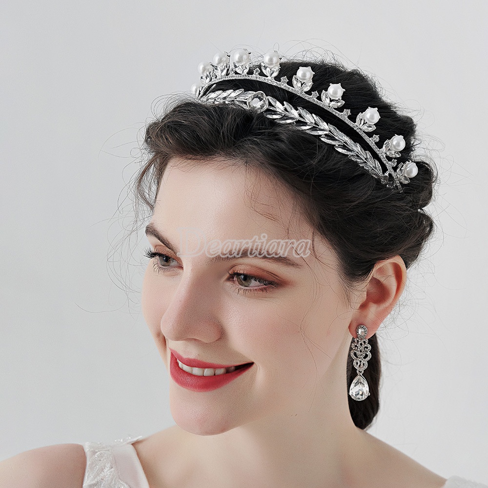 Cài Tóc Hình Vương Miện Đính Đá Thời Trang