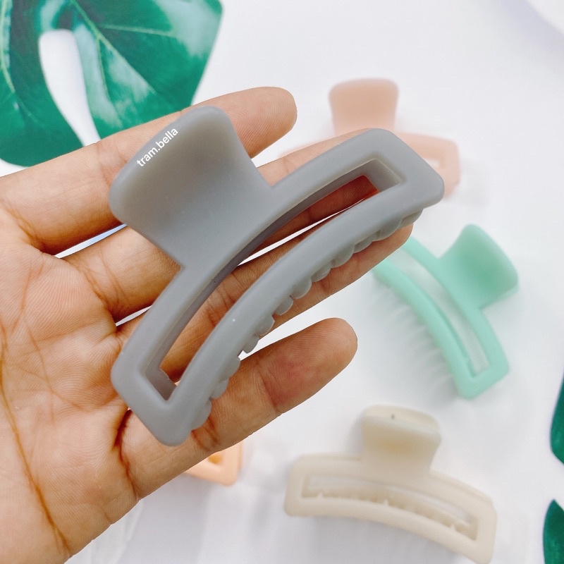 kẹp tóc càng cua kiểu hàn quốc màu pastel