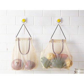 Giỏ lưới đựng hành tỏi rau củ