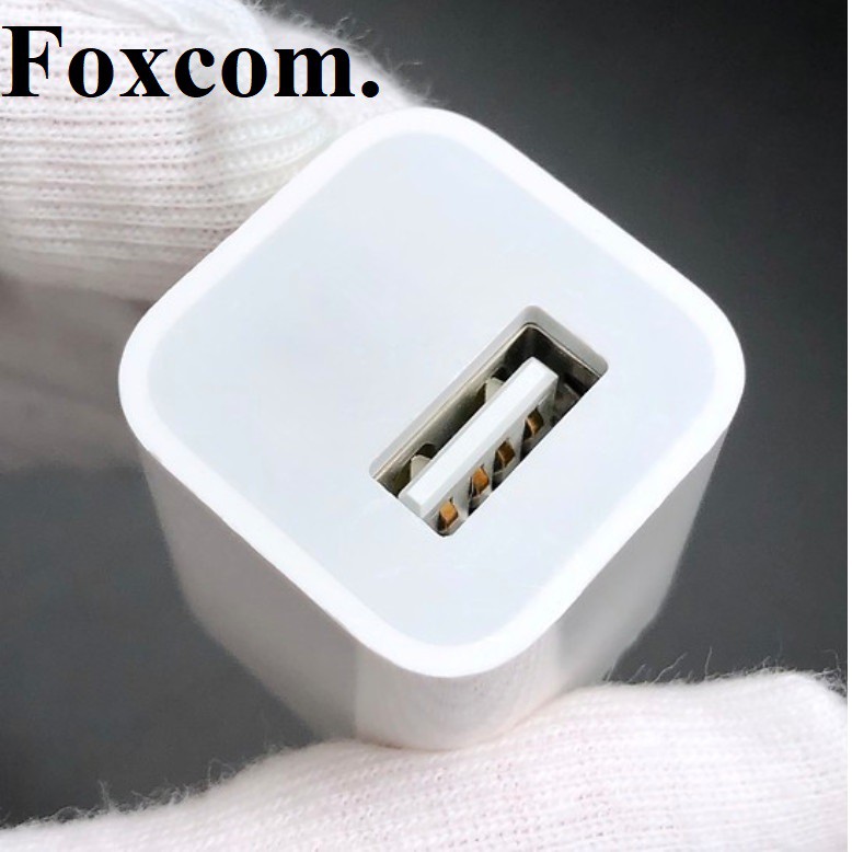 BỘ CỦ SẠC IPHONE - FOXCOM +CÁP FOXCOM CAO CẤP DÙNG CHO TẤT CẢ CÁC LOẠI ĐIỆN THOẠI