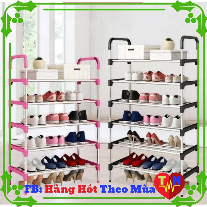Giá kệ để giày dép inox 5 tầng 6 tầng phong cách Hàn Quốc cao cấp