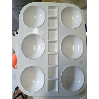 Khay pha màu Bảng pha màu Palette pha màu nhựa