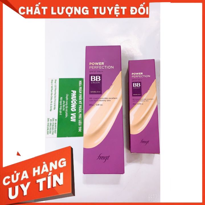 Kem Nền The Face Shop Power Perfection BB Cream SPF37 PA++20g và 40g- che khuyết điểm bật  sáng da tức thì  giúp bạn tu