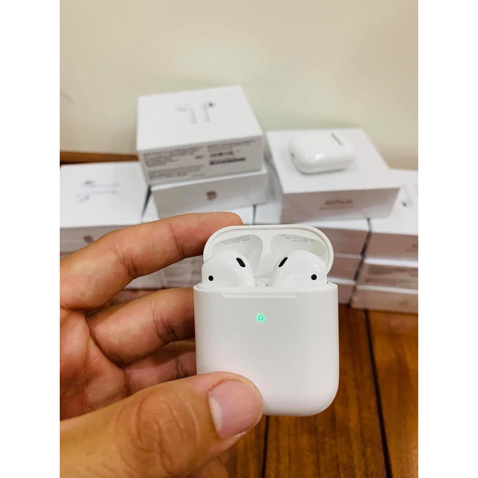 Airpods 2 full seal, new 1OO%, ĐỊNH VỊ, ĐỔI TÊN, BẢO HÀNH 1 NĂM (cảm ứng cực nhạy)