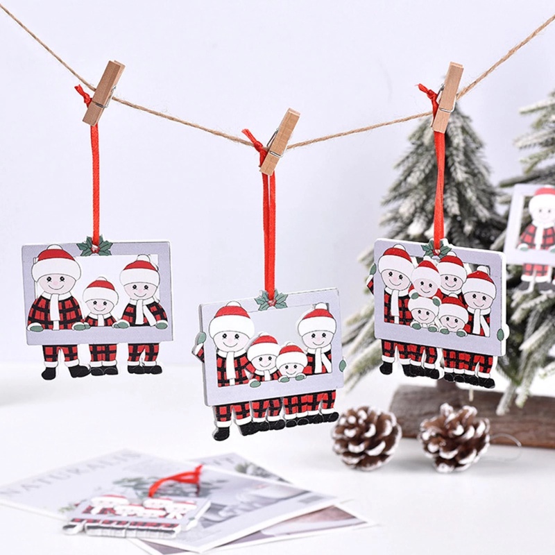 Khung Ảnh Treo Trang Trí Cây Thông Giáng Sinh DIY