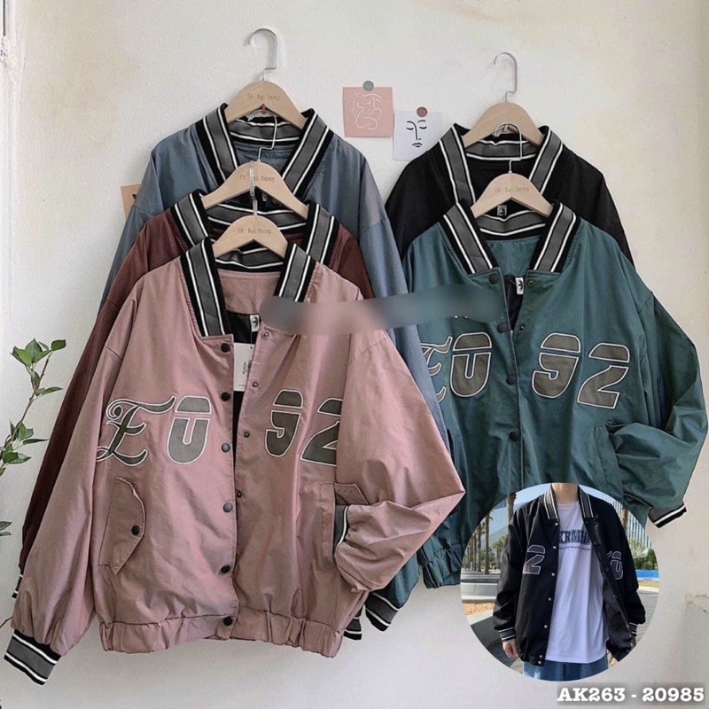 [Mã WASTMAY giảm 15% tối đa 30K đơn 150K] Áo Khoác Dù BOMBER 263 Áo Gió 2 Lớp in Nổi F092 Nam Nữ Hàng UNISEX SIÊU HOT