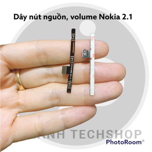 Dây nút nguồn , nút chỉnh âm lượng gắn trong Nokia 2.1