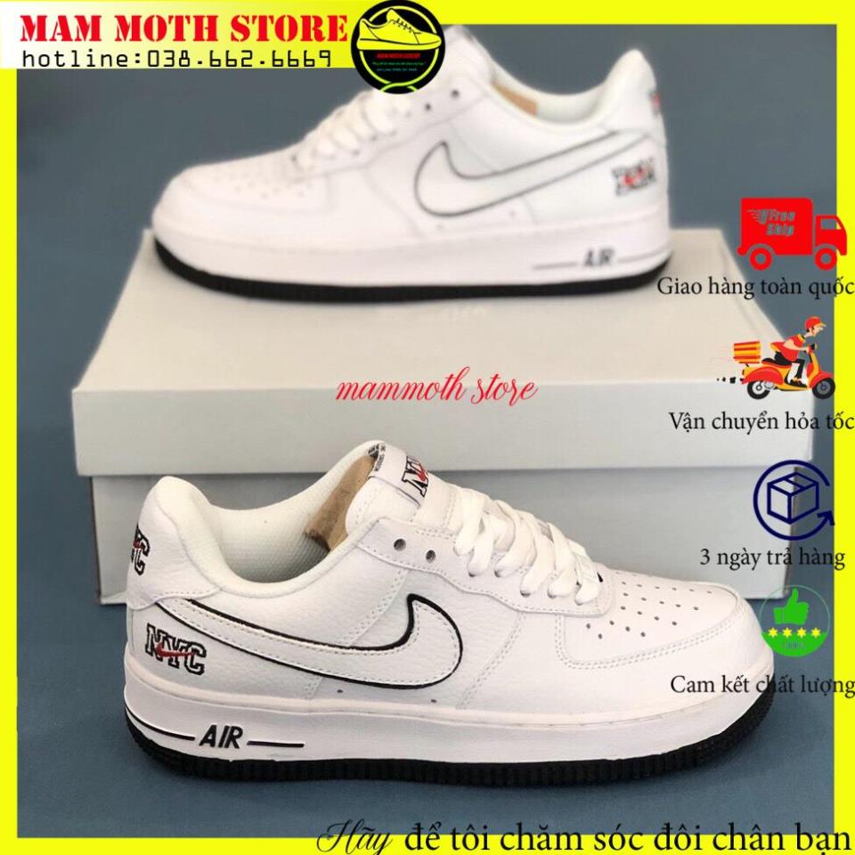 Giày af1,sneaker af1 nyc bản trung hang 11 cao cấp full phụ kiện shop MAMMOTH