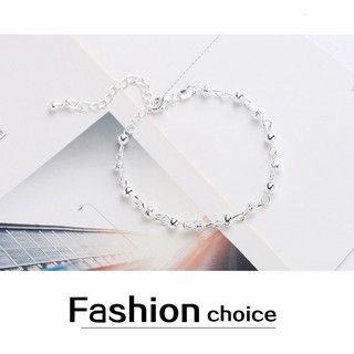 Lắc tay hạt châu bạc - TS-0068