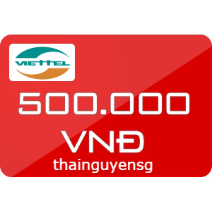 Thẻ Cào Viettel 500k