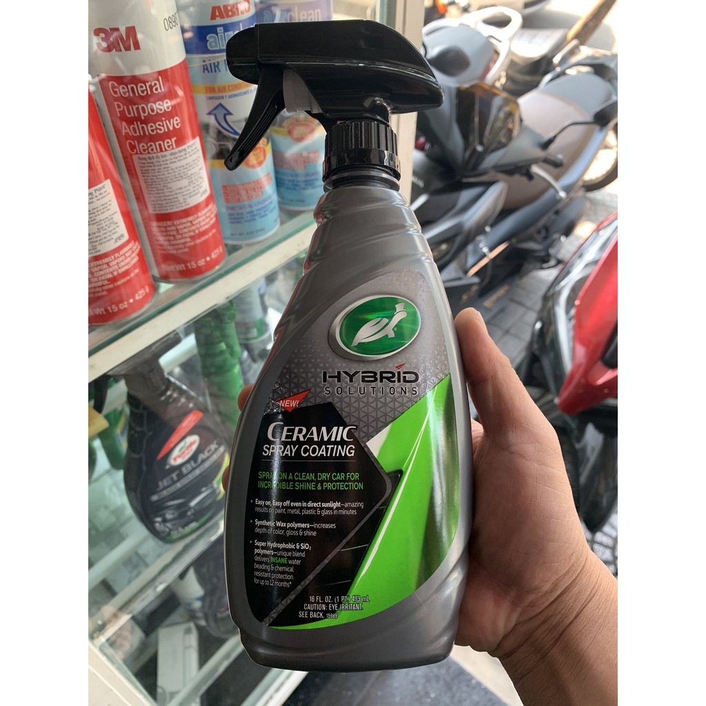 PHỦ CERAMIC BÓNG SƠN XE HYBRID SOLUTIONS CERAMIC SPRAY COATING 473ml TURTLE WAX