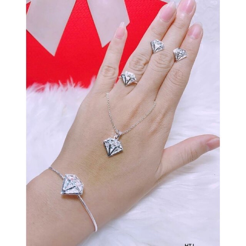 bộ kim cương xi kim