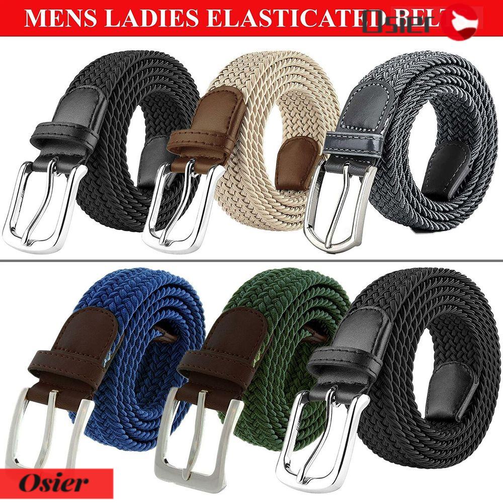 Thắt Lưng Vải Canvas 120cm Khóa Chéo Co Giãn Phong Cách Đơn Giản Cho Quần Jean OSIER1