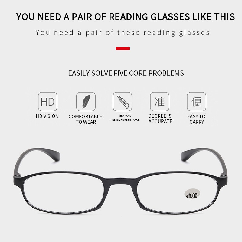 Kính Đọc Sách PTQ TR90 HD Thời Trang