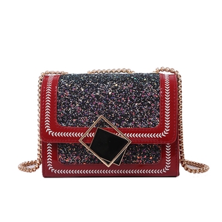 Túi xách đeo chéo nữ IELGY phối dây xích thời trang