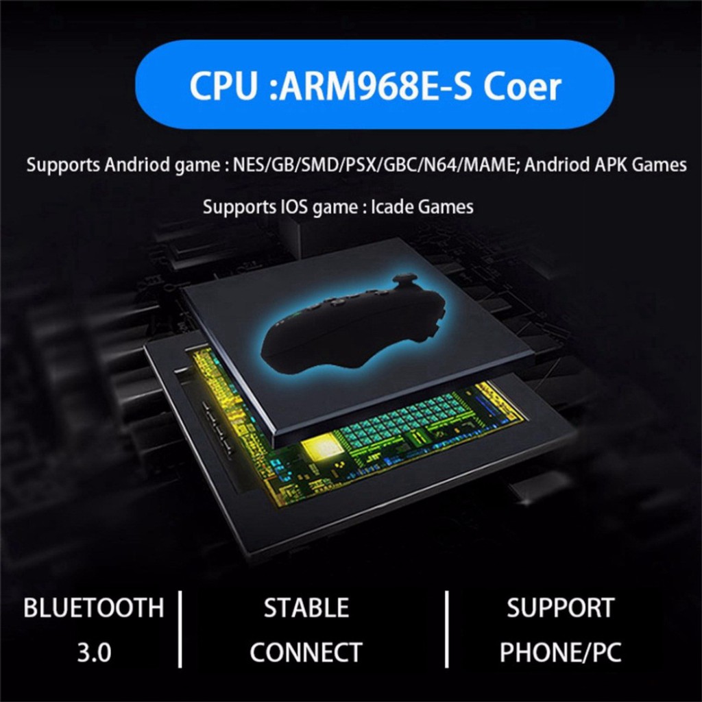 Tay Cầm Chơi Game Bluetooth Không Dây Cho Kính Thực Tế Ảo Vr 3d