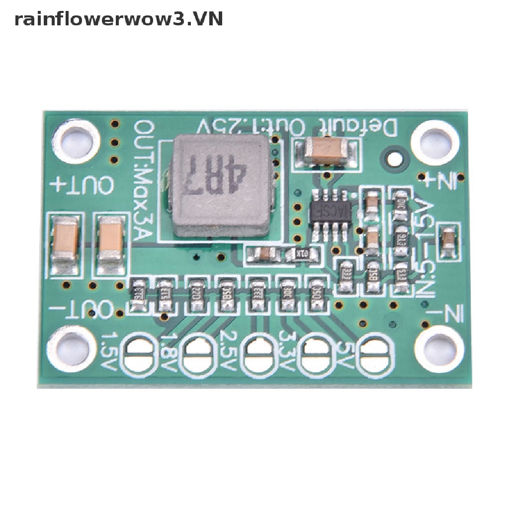 Bảng Mạch Hạ Áp DC 5~16v Sang 1.25v 1.5v 1.8v 2.5v 3.3v 5v 3A Chuyên Dụng