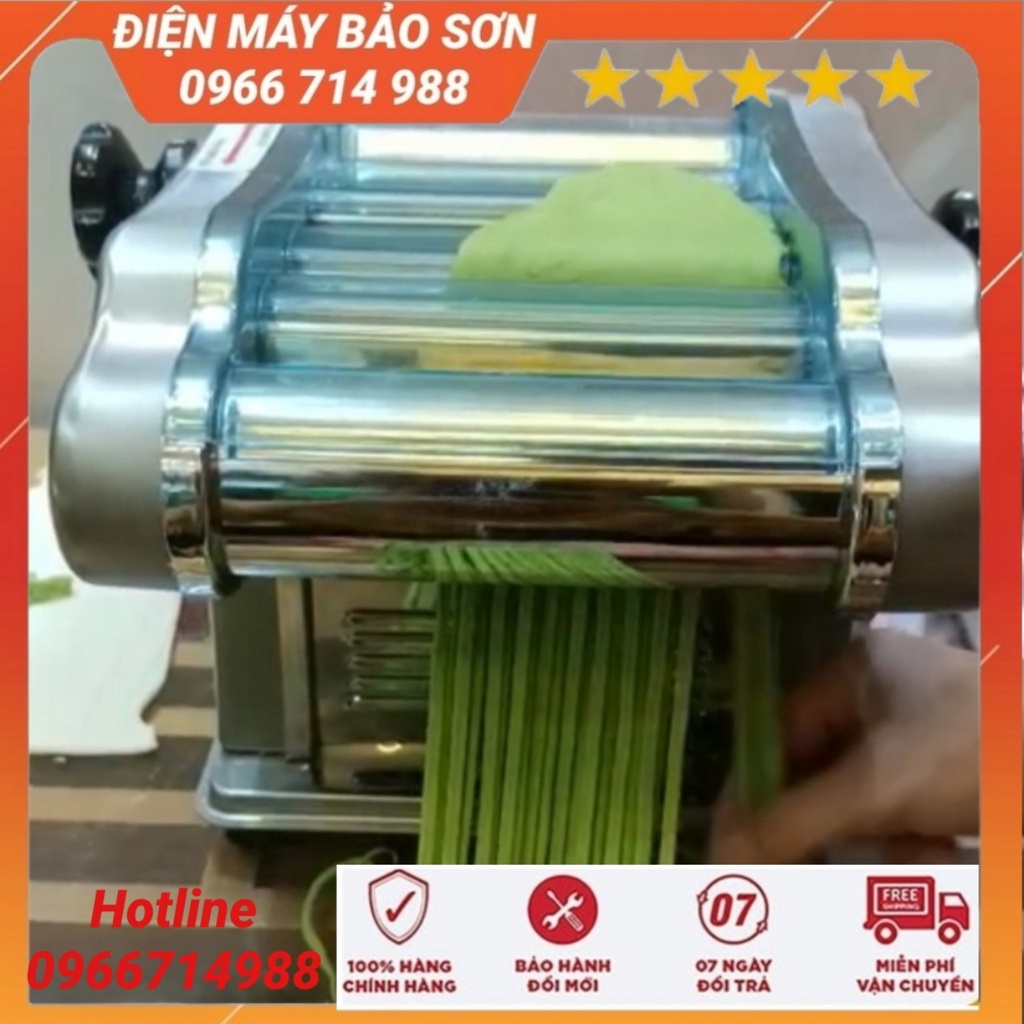 Máy Cán Bột Làm Mì Tươi Chạy Điện YTD-150 Công Suất 135w Máy Cắt Sợi Bột Mì  Máy Cán Mỳ Bảo Hành 12 Tháng Full Phụ Kiện