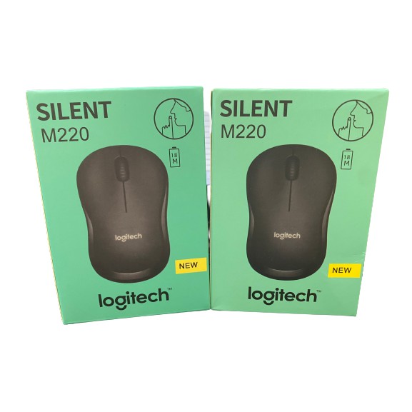 Chuột Máy Tính Không Dây Văn Phòng Không Tiếng Ồn M220. Chuột Logiitech M220 không tiếng ồn. Tặng pin chuột 10k