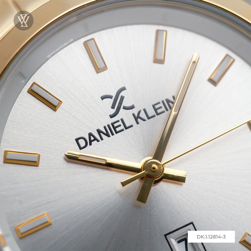 Đồng Hồ Quartz Nữ Daniel Klein WATCHSTORE DK.1.12814-3 Mặt Kính Khoáng 34mm, Dây Kim Loại, Vỏ Thép Không Gỉ