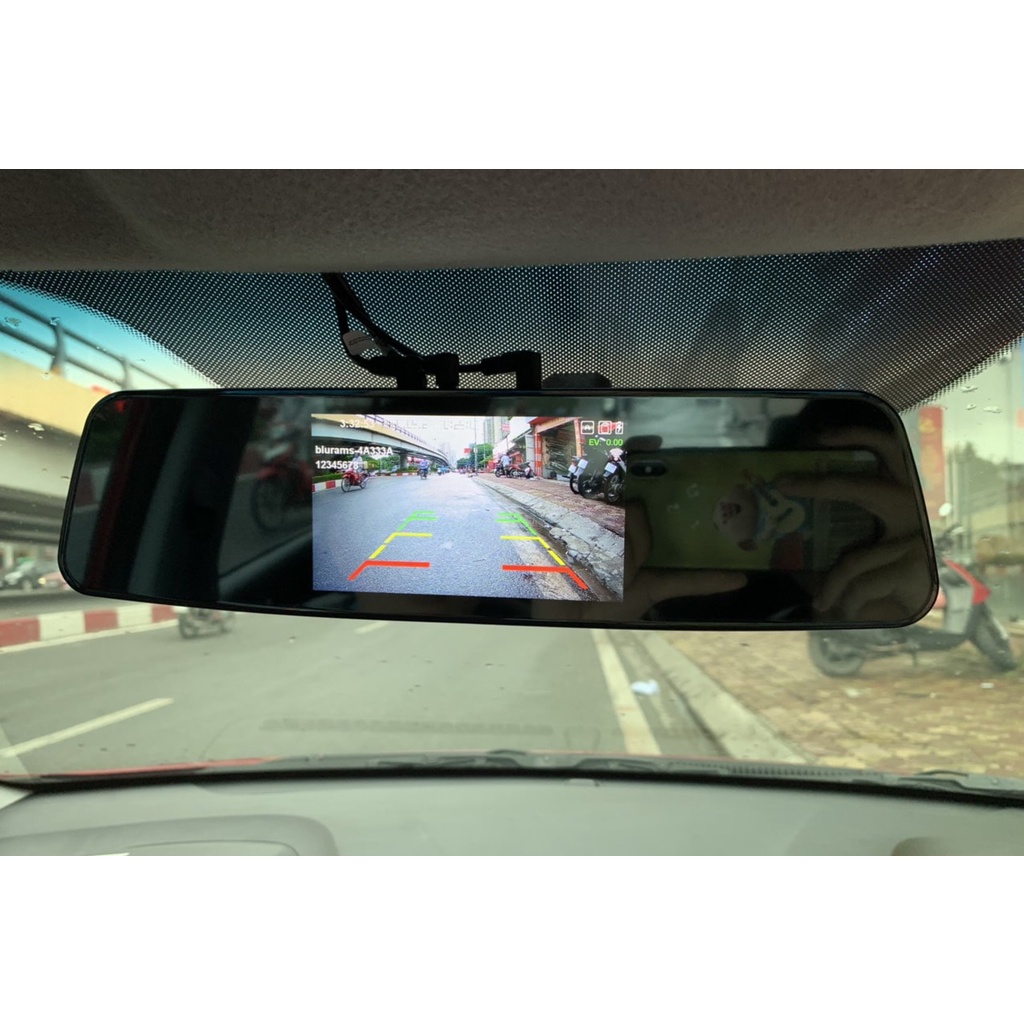 ( TẶNG THẺ 64G) CAMERA HÀNH TRÌNH GƯƠNG KẾT NỐI ĐIỆN THOẠI BLURAM | BigBuy360 - bigbuy360.vn