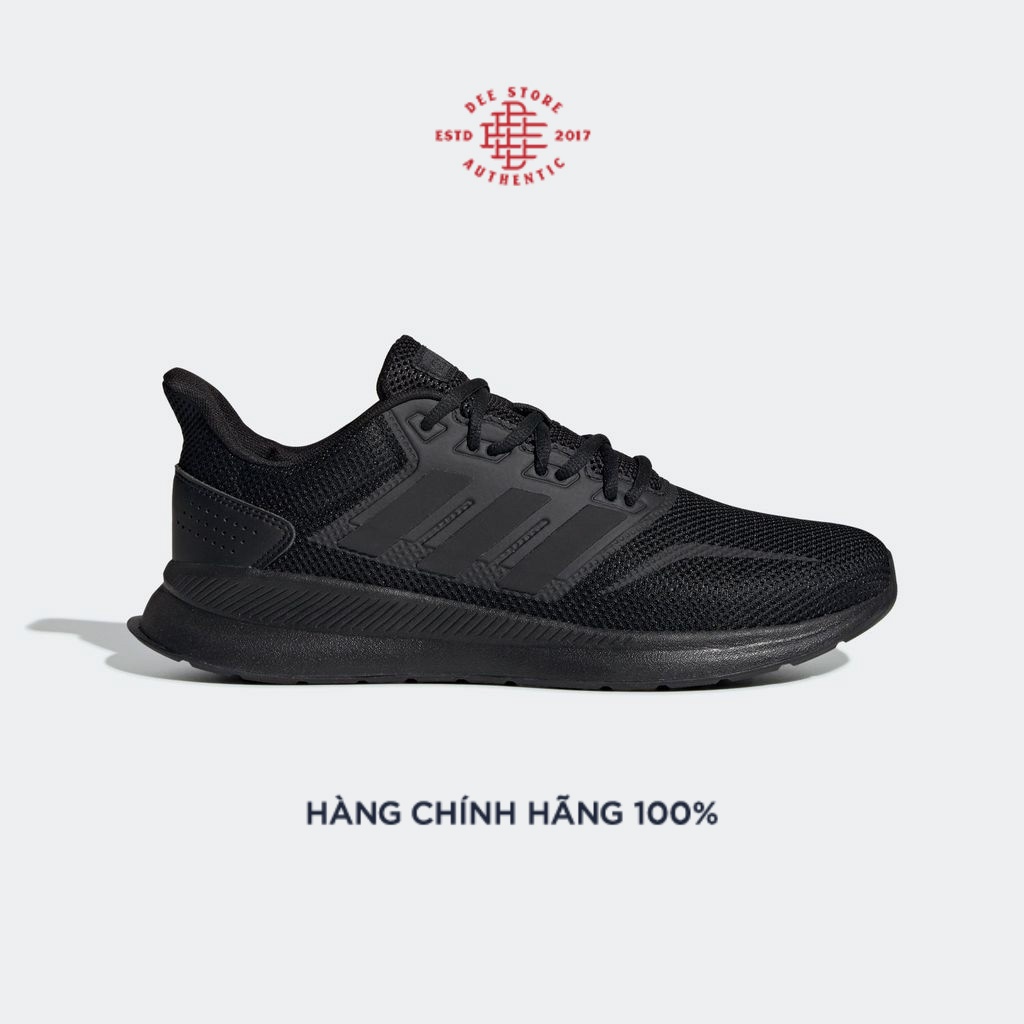 Giày Sneaker Thể Thao Nam Running Adidas Run Falcon Triple Black - DeeStore