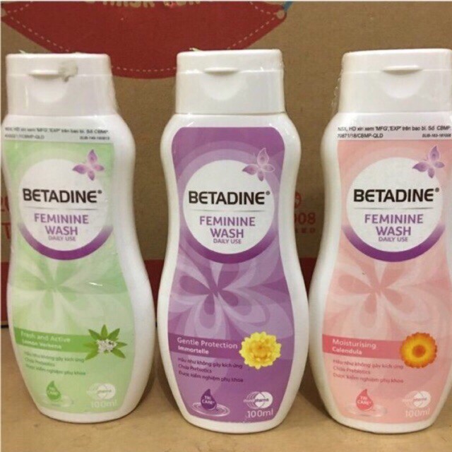 DUNG DỊCH VỆ SINH PHỤ NỮ BETADINE FEMININE WASH