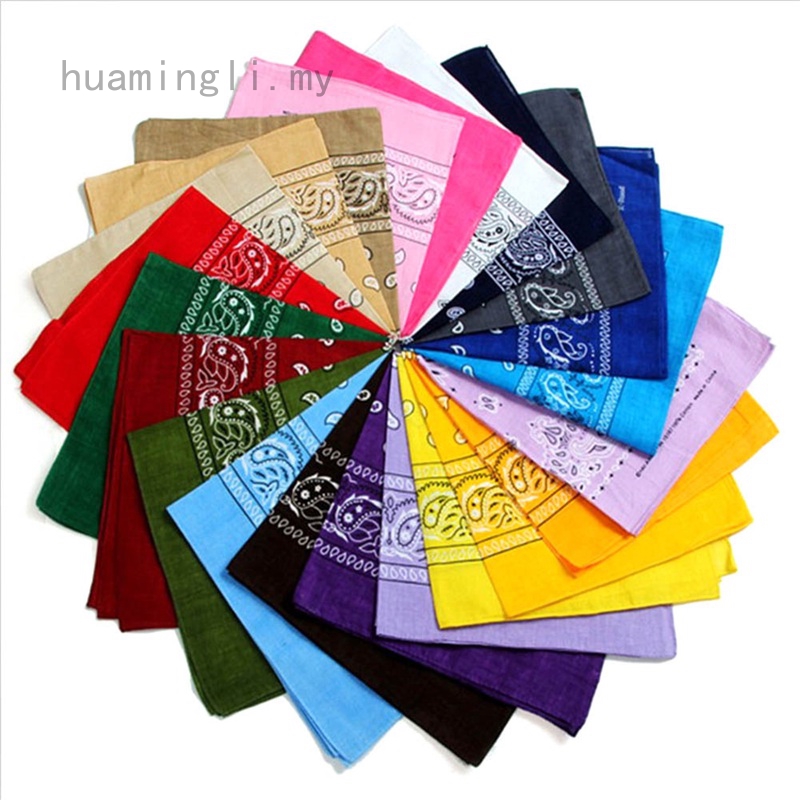 Khăn choàng cổ hình vuông bằng Cotton pha phong cách Hiphop