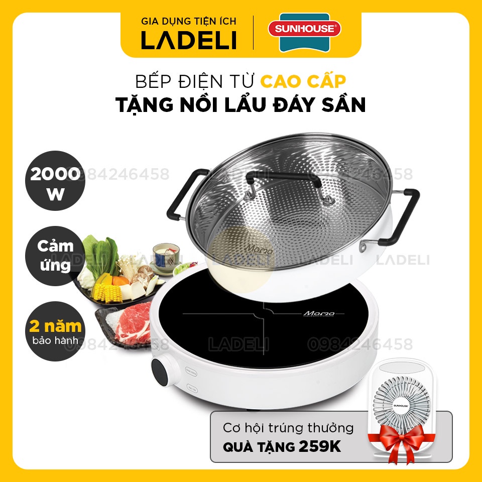 Bếp điện từ cảm ứng SUNHOUSE MAMA SHD6872 công suất 2000W
