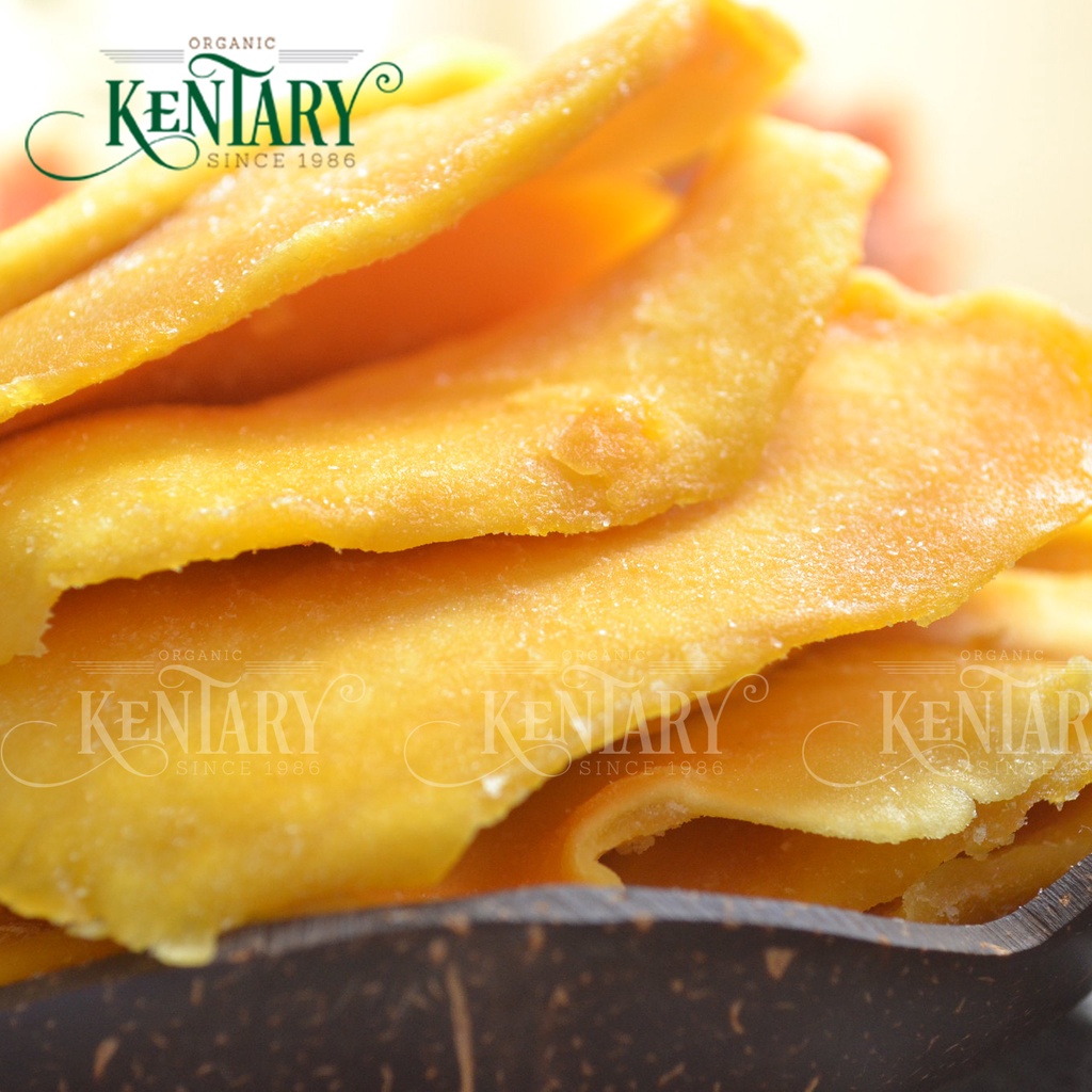 Xoài Cát Hòa Lộc Sấy Lạnh Kentary - Da Mướt Dáng Xinh - Đồ Ăn Vặt Healthy - Túi 200gr