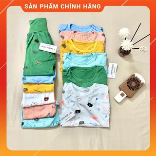 [NEW]Bộ quần áo thun lạnh Peekaboo cạp cao cho bé